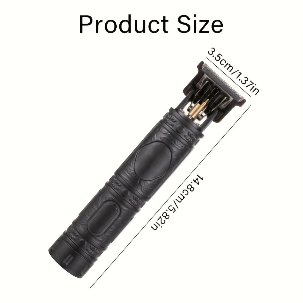 Men's Electric Professional Hair Clipper, Cordless Design, USB Charging, with Limited Comb, Easy to Operate, Suitable for Shaving, Trimming, Household Hair Cutting Tools, Ergonomic Design, Ideal Gift for Men, Father's Day Gift, Festive Gift