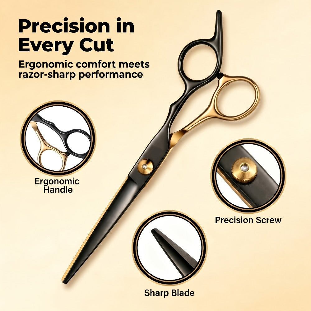 13 PCS Hair Cutting Scissors Kit, Professional Barber Shears Set With Hair Scissors Thinning Shears, Hair Cutting Shears Hair Cut Blending Salon Scissor For Men Women