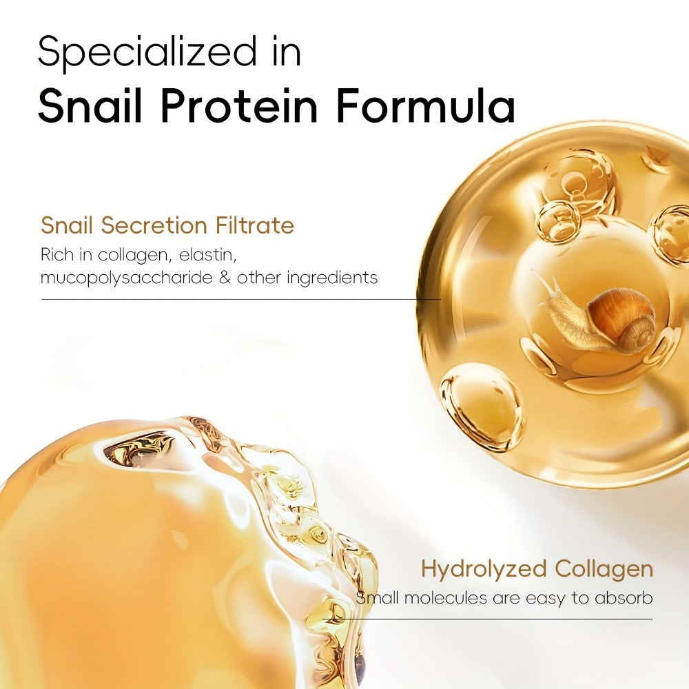 Snail Collagen Hydrating Mask 20pcs/Set, Target Radiant Skin, Facial Mask Sheet, for All Skin Types
