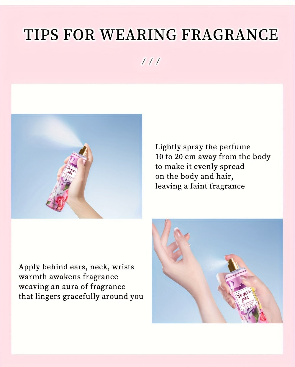 Body Mist for Women Long Lasting Fragrance Hair & Body Spray 8 Fl Oz 236ml Lightweight Floral Fruity Sweet Perfume Mist 14 Scents Daily Use Date Night Gift for Her
