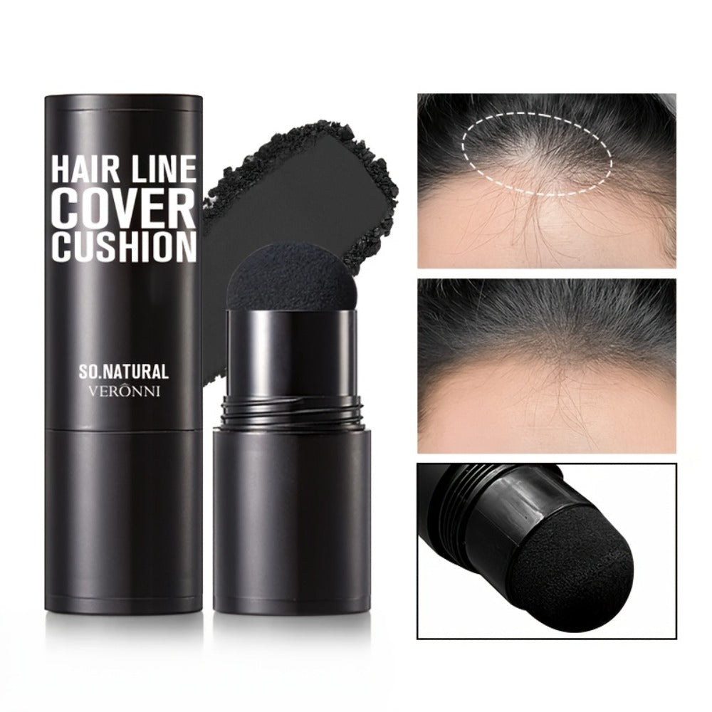 Hair Root Concealer Powder Stick with Brush — Instant Hair Root & Eyebrow Touch-Up | Paste Formula for Targeted Coverage | 8 Shades for Men & Women