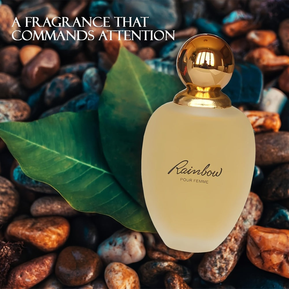Rainbow Perfume for Women, Fresh Scent, Eau De Parfum 3.4fl.oz Natural Spray All-day Fragrance.