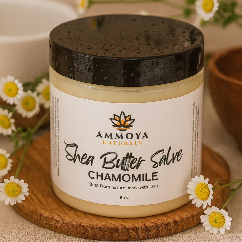 Ammoya Naturals Body Butter Shea Butter, 4 Nourishing Scents, Alcohol Free, 2 oz, 4 oz, 8 oz or 16 oz, Moisturizing Formula Scented Calming Hydrating Moisturizers Relaxing Cocoa Calming Scented