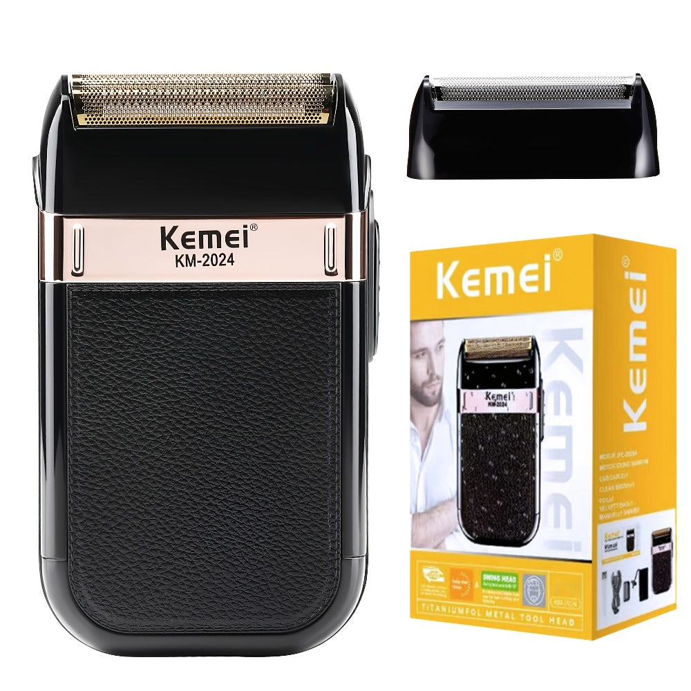[Perfect Holiday Gift] Kemei Professional Men's Grooming Kit Hair Clipper Beard Trimmer And Reciprocating Shaver Available in Single 2pcs Or 3pcs Set Suitable for Home And Salon Use Perfect Holiday Gift for Dad