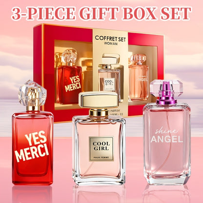 Women's Eau De Parfum Gift Set 3.4 oz — 3 Scents: Vanilla Jasmine, Ylang-Ylang Bergamot & 3-Piece Set | Long-Lasting Fragrance for Dating, Parties & Holidays
