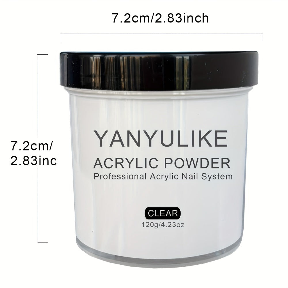Professional Acrylic Nail Powder System - 4oz Rose, Peach, Almond & Natural Pink for Extensions, Sculpting & 3D Art, Formaldehyde-Free, No Lamp Needed, Comes in Durable Container or Box, Sleek Design for Nail Tech Supplies, 3D Nail Art | Professional