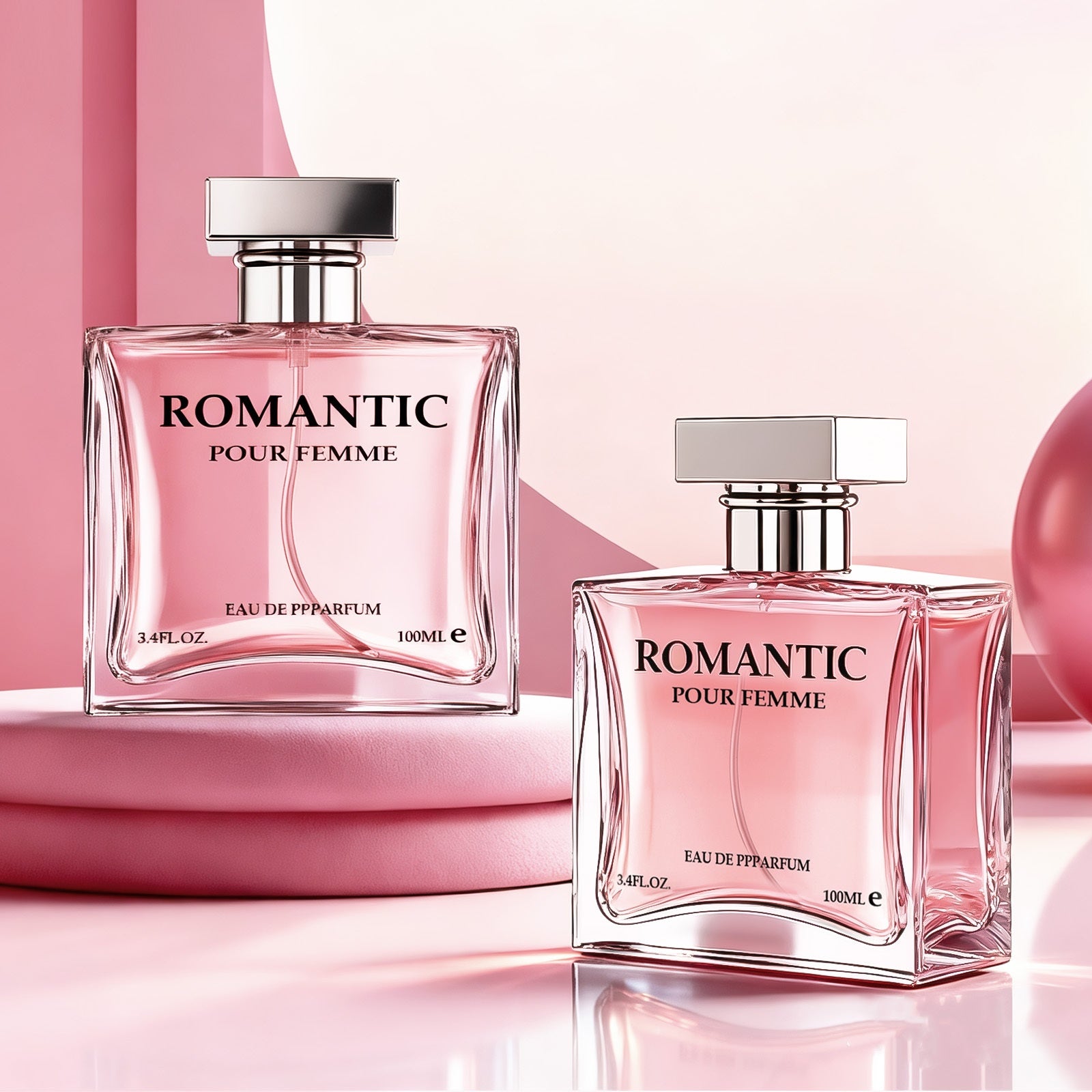 2PACK/6.76oz Women's Floral Citrus Pheromone Perfume | Rose Chamomile Lemon Essence |Daily Wear for Office, Dating | Surprise Gift for Valentine's Day, Birthday & Anniversary