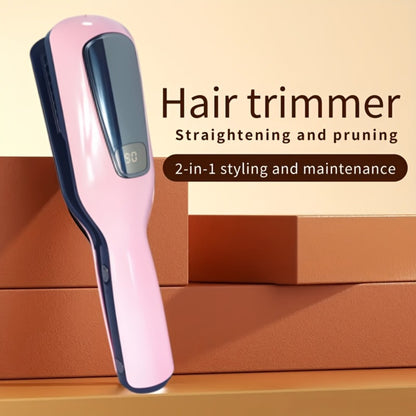 Split End Hair Trimmer Portable Rechargeable Electric Hair Clipper for Split Hair Removal 500mAh Lithium Battery USB Charging - Women Hair Care Tool Pink