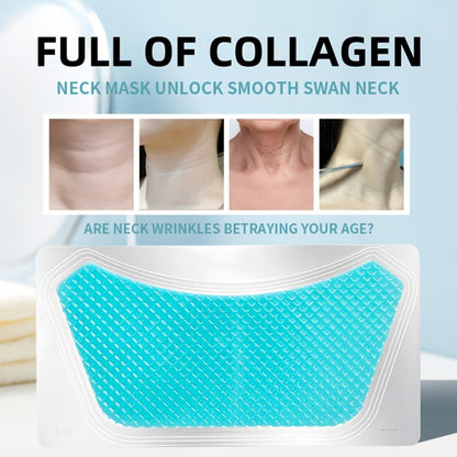 Neck Mask Patch 5pcs — Bio Collagen, Bee Venom & 4-in-1 Retinol Neck Lift, Firming & Brightening Gel Patch, Reduces Wrinkles & Sagging, Smoother Younger-Looking Neck Skin