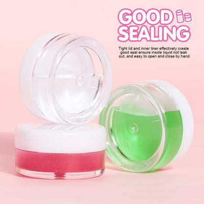 Mini Plastic Cosmetic Containers with Lids – 60 Pack 5g Round Sample Jars for Travel, Lip Balm, Lotion, Cream, Powder & DIY Beauty – Small Empty Refillable Pots Bulk Set