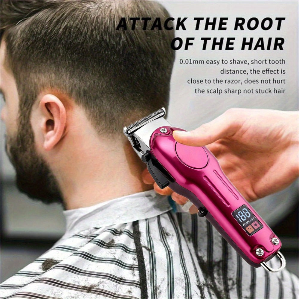 Cordless Hair Clipper Set for Professionals - Rechargeable Trimmer Suitable for Both Men And Women, Ideal for Barbers And Home Haircuts, Perfect for Personal Grooming And Travel, Great Gift Options for Father'S Day, Birthdays, And Christmas