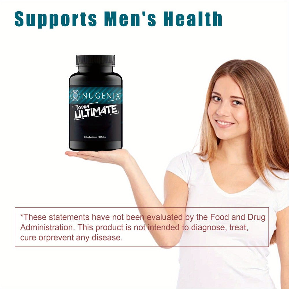 Total-T Ultimate - with D-Aspartic Acid, Horny Goat Weed, Tribulus, Maca, Stinging Nettle - Energy, Mood, Muscle Health