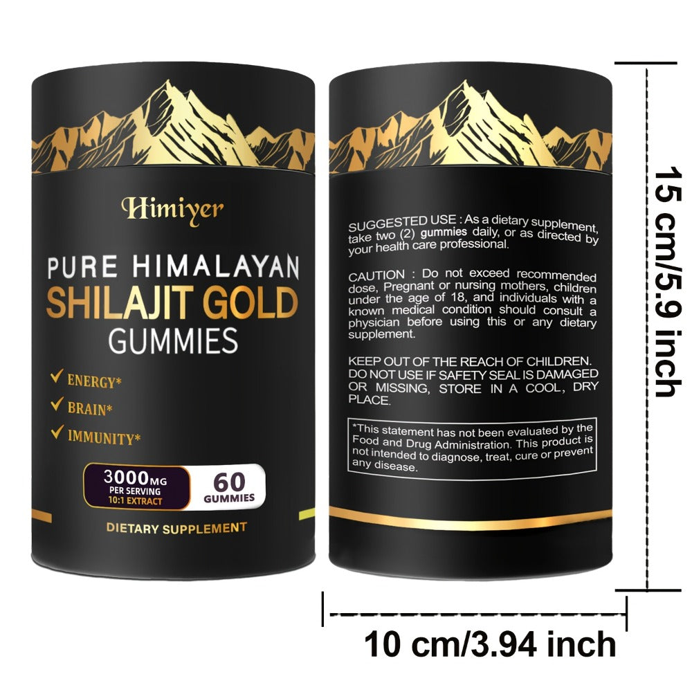 Buy 2 Get 1 Free - A Powerful Combination Of 3000Mg SHIlijit, Ginger, Hoofgrass, Ginseng And Ashwagandha! Multi-mineral And Phytonutrient Supplement