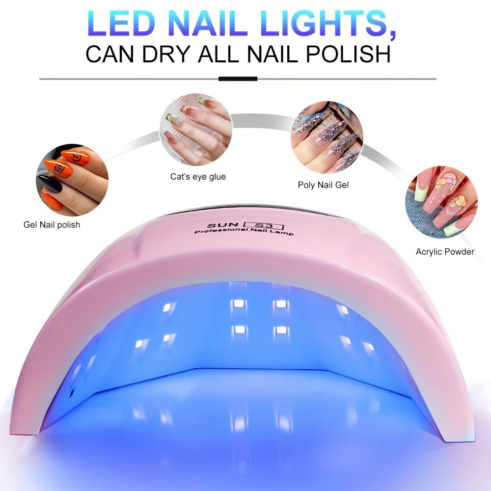 USB Nail Dryer Nail Art Lamp Nail Lamp for Drying Nail Lamp Drying Polish Varnish Professional Gel Polish Drying Lamp for All Gel Nail Polish Manicure Pedicure Salon Tools for Smart Lamp Wholesale Professional Nail Art Drying Lamp