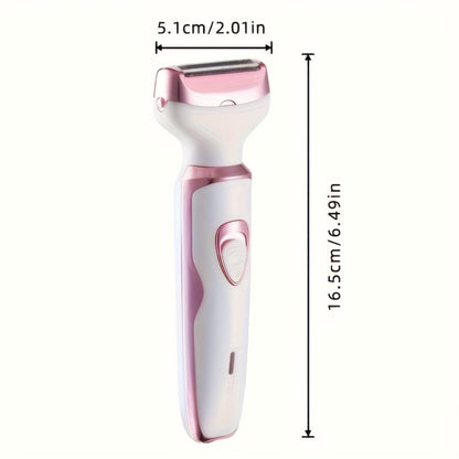 Women's Electric Shaver 4-in-1 Rechargeable Grooming Kit - Hair Remover Eyebrow Trimmer Nose Hair & Bikini Trimmer for Face Legs Underarms Painless