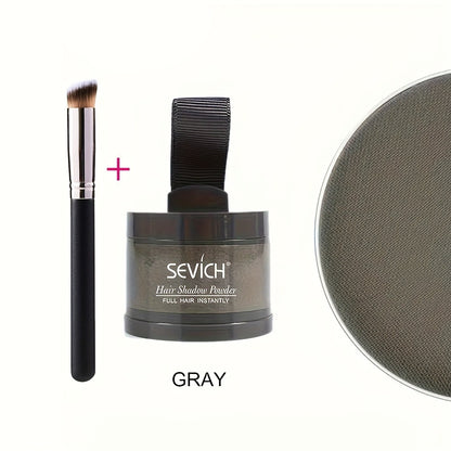 Root Coverage Powder for Thinning Hair - Hairline Concealer with Natural Shadow Effect, Voluminous Lift & Lightweight Formula, Sensitive Scalp Safe, Easy Brush Application for Men & Women All Hair Types