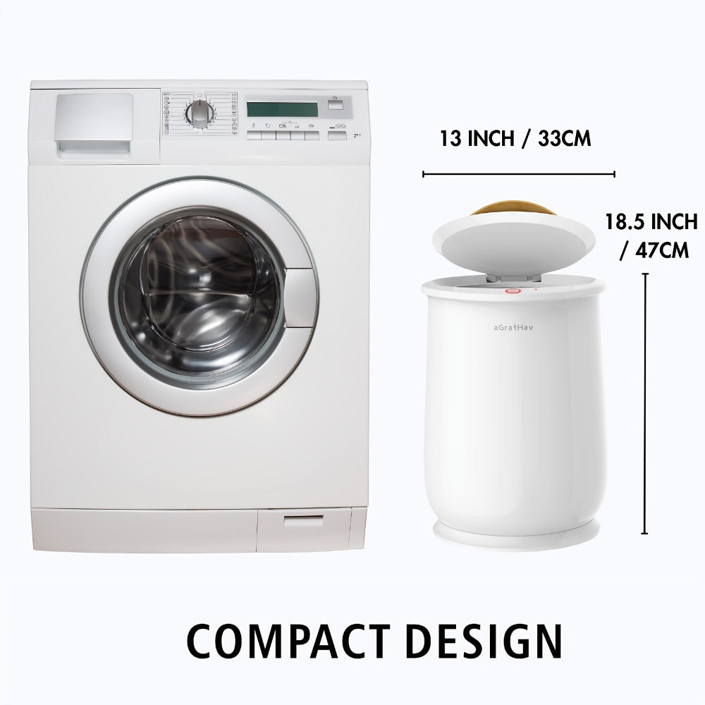 Towel Warmers Ultra Large Capacity Bucket Style for Bathroom ETL FCC Certified Fits Up to Two 40"x70" Towels, Blankets, Bathrobes with Auto Shut Off