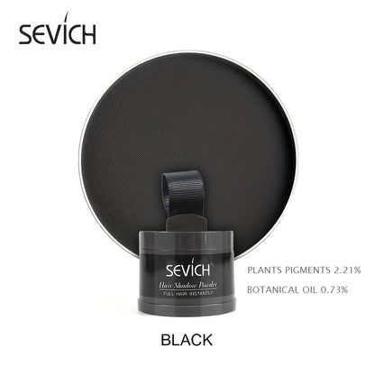 Hairline Powder for Root Touch Up & Hair Loss Cover - Volumizing Hair Concealer Powder for Thinning Hairline, Bald Spots & Sparse Areas - Works on All Hair Types - Multiple Shades with Brush 4g
