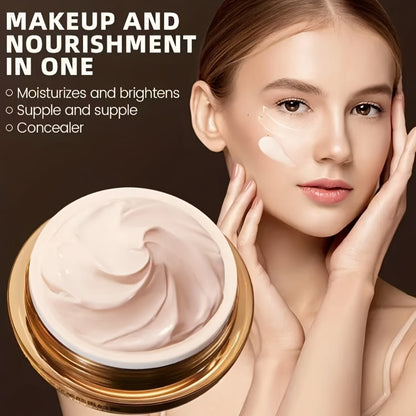 Cordyceps & Ganoderma Luxury Face Cream with Hyaluronic Acid - Hydrating Firming Anti-Fine Line Alcohol-Free Moisturizer for All Skin Types Sensitive Skin Safe