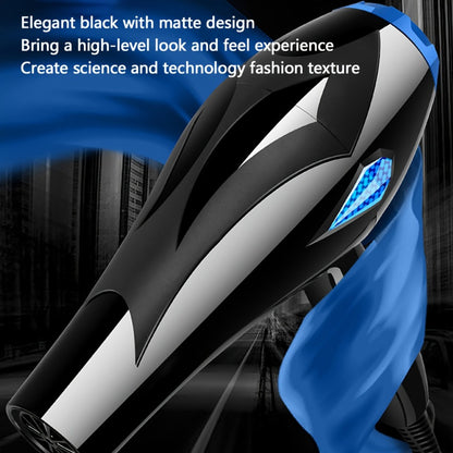 Professional Hair Dryer Set with Accessories - Brushless Motor Blow Dryer Kit with Concentrator Nozzle Comb Clip 2 Modes 3 Speeds for Home Travel Salon Black White Blue Green