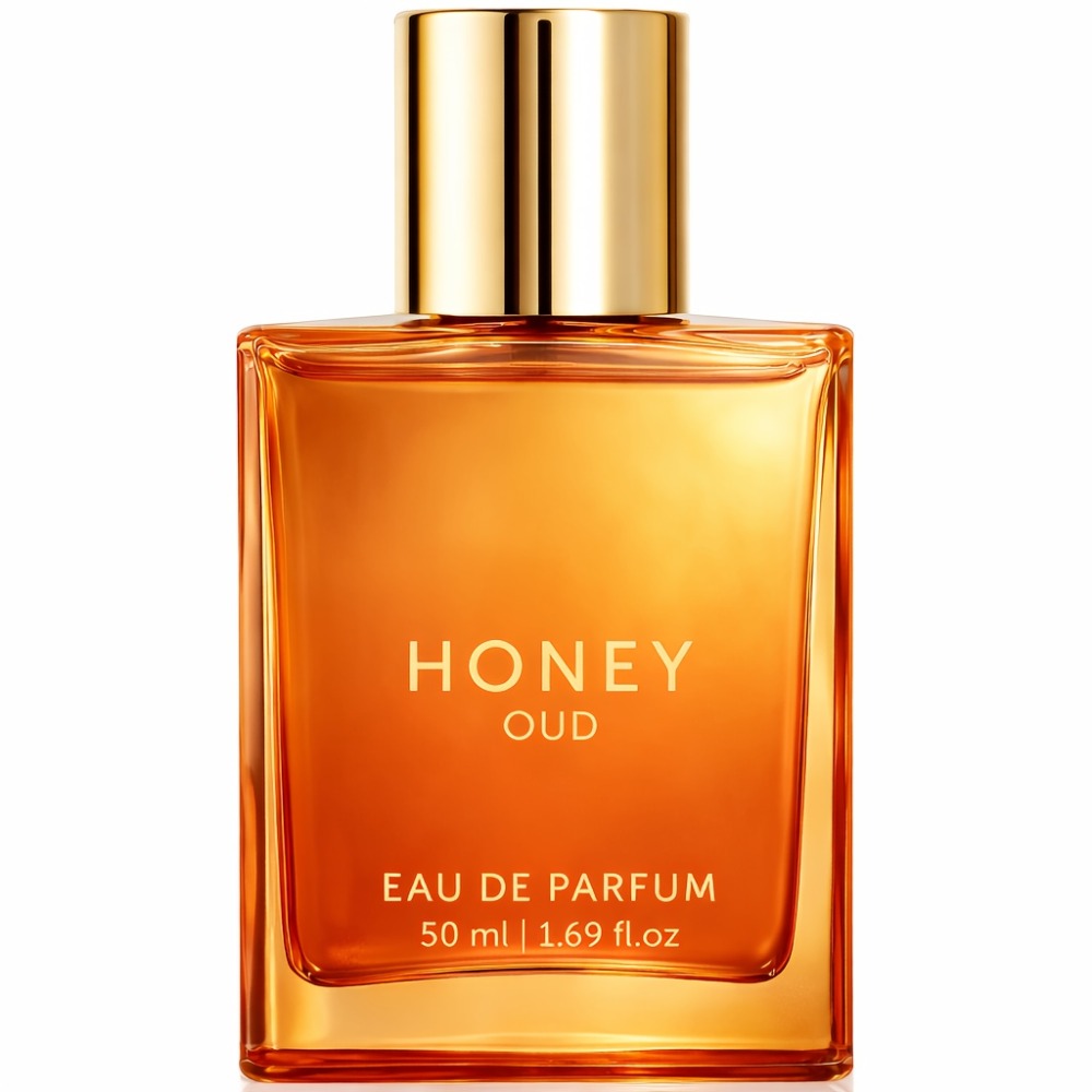 Unisex Honey Agarwood Perfume Long-Lasting Arabic Cologne Vanilla Bergamot Patchouli Vegan Ethically Made Luxury Fragrance Gift Amber Nectar Liquid Golden