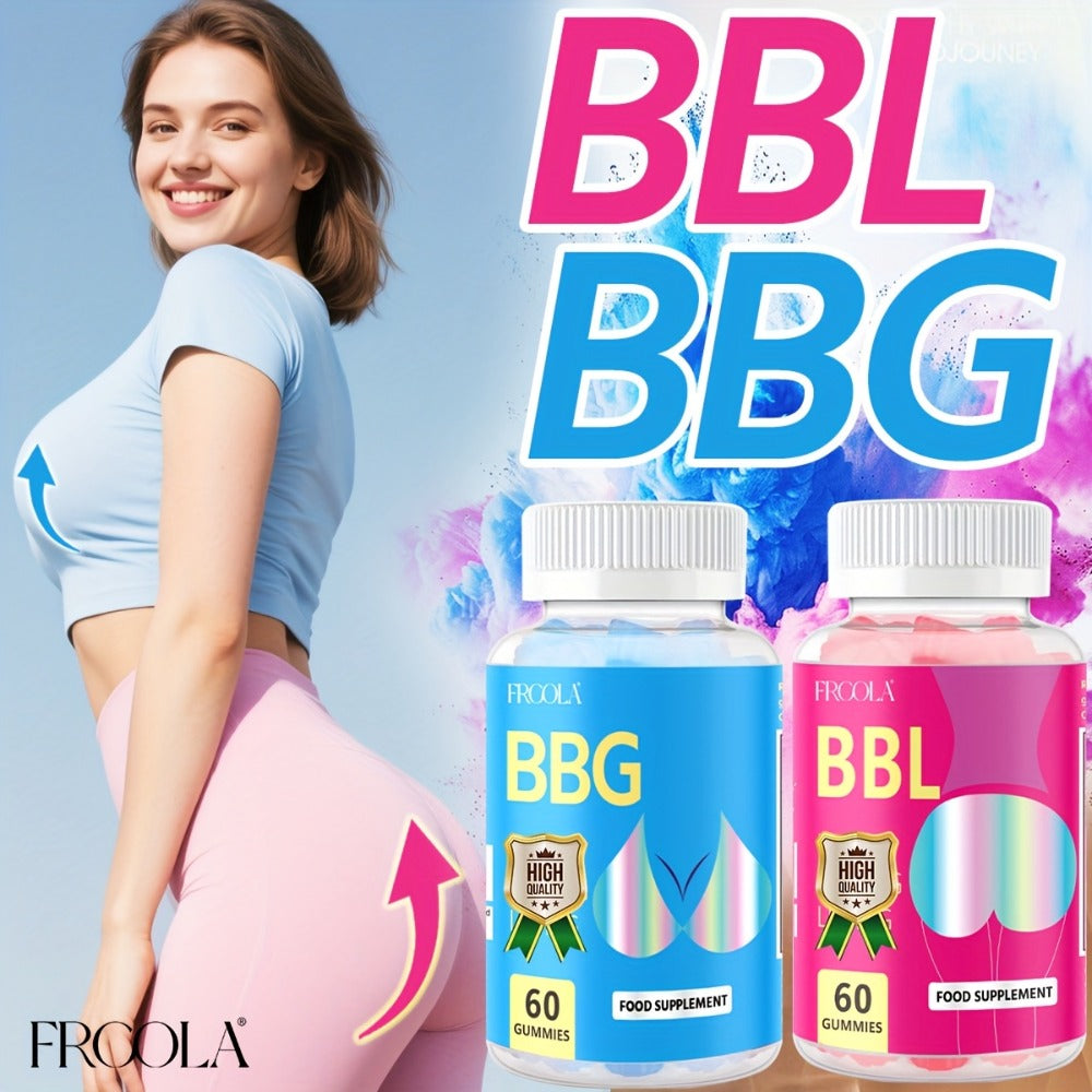 BBL 60 Gummies for Women, Exuding Feminine Charm, Confident And Shining, Strawberry Flavored