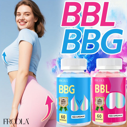 BBL 60 Gummies for Women, Exuding Feminine Charm, Confident And Shining, Strawberry Flavored