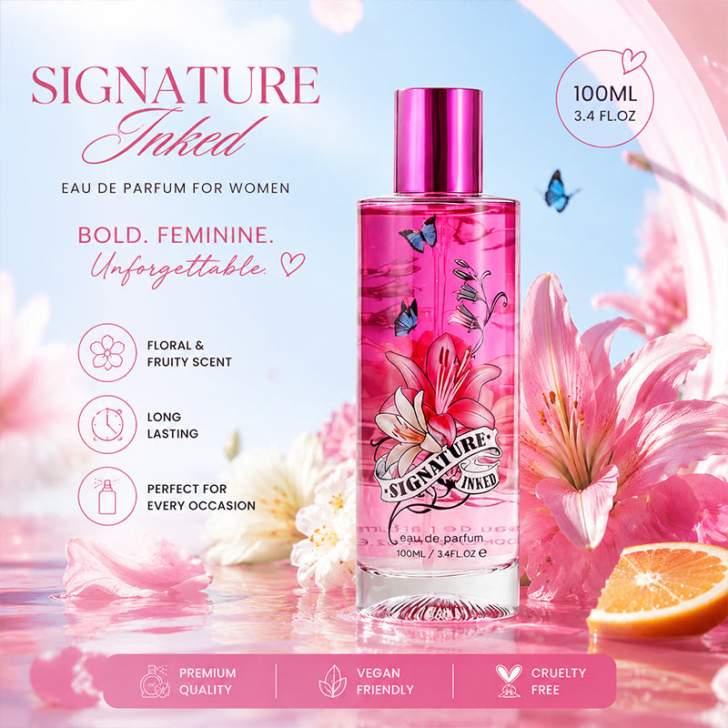 3.4Fl Oz Women's Eau De Parfum Spray - Long-Lasting Fragance Spray, with Mango, Grapefruit and Wild Strawberry, Perfect for Dating, Daily Life, Parties and Gift Giving