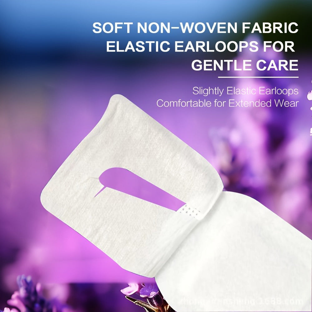 Lavender Steam Eye Mask Self-Heating Warm Compress Moisturizing Hypoallergenic Alcohol-Free for Dry Eyes Fatigue Relief Travel Sleep Spa All Skin Types 30pcs 60pcs