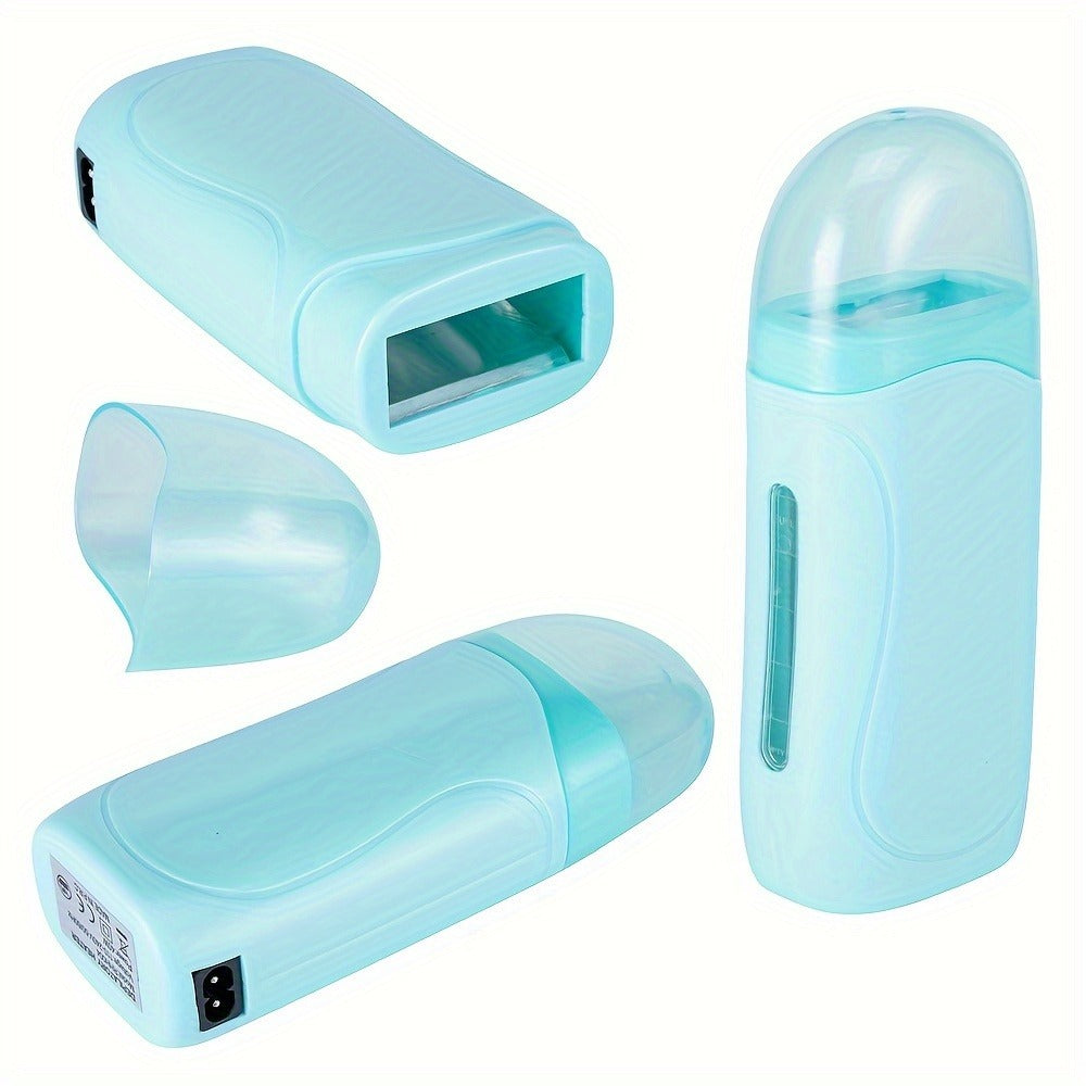 Hair Removal Wax Warmer, Portable Wax Machine Roller for Women Men, Waxing for Soft Wax Heater, Roll-On Design for Travel Home Use, Solely Roller