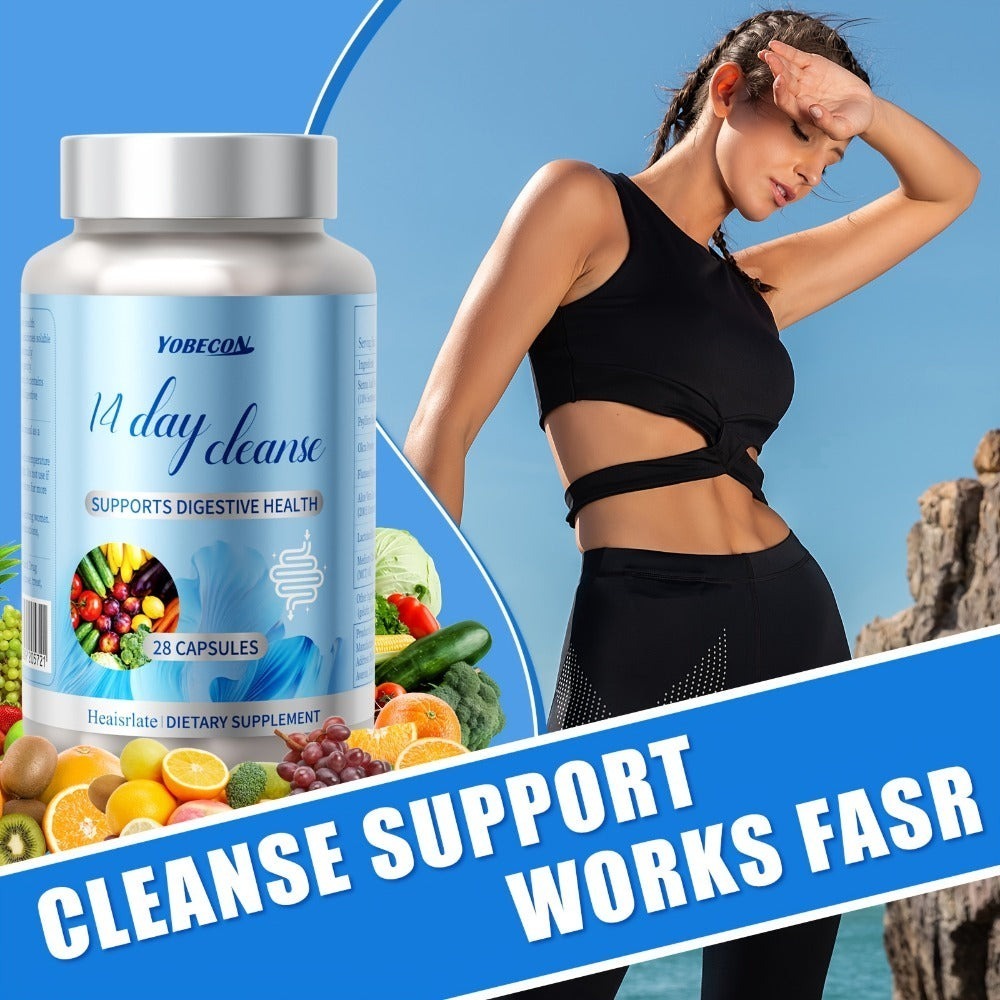 14-Day Gut And Colon Health | Advanced Formula With Senna, MCT Oil & Psyllium Husk Daily Digestive Care Capsules For Men & Women For Smooth & Regular Digestive Rhythm Born For Digestive Comfort
