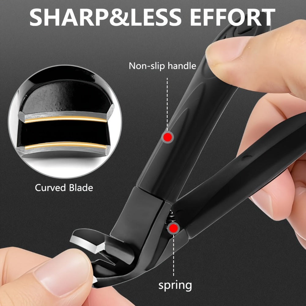 6pcs Set of Nail Clippers for Thick Toenails, Toenail Clippers for Ingrown Nails, Ultra-Wide Slanted-Nail Clippers, Heavy-Duty Ingrown Toenail Clippers, Toenail Lifters, Nail File, Large Nail Cutter for Men And Seniors