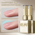 2pcs XEIJAYI 0.51oz Gel for Nail Extension Base Glue, 4-In-1 Leveling Reinforcement Sealing Layer, Alcohol-Free, for Nail Salons, Adult Use