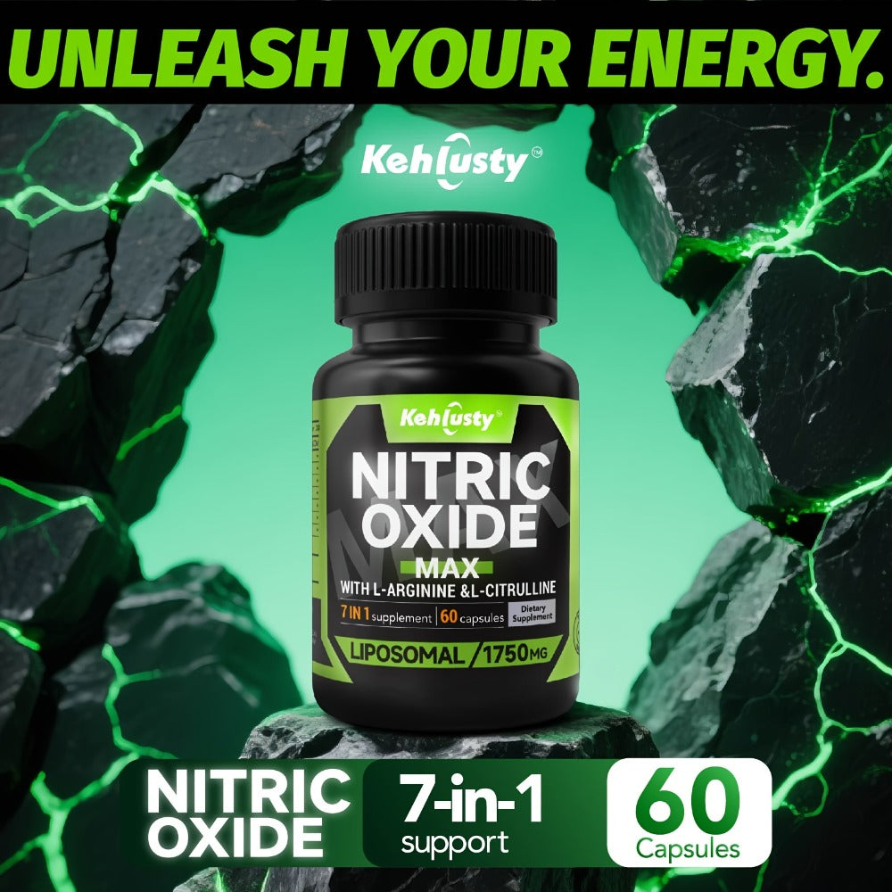 7-in-1 Max Load Energy Supplement, Containing L-Arginine, L-Citrulline, Maca, and Beetroot. Suitable as a Father's Day Gift. Ideal for Office Workers, Fitness Enthusiasts, Adults, Men, and Women