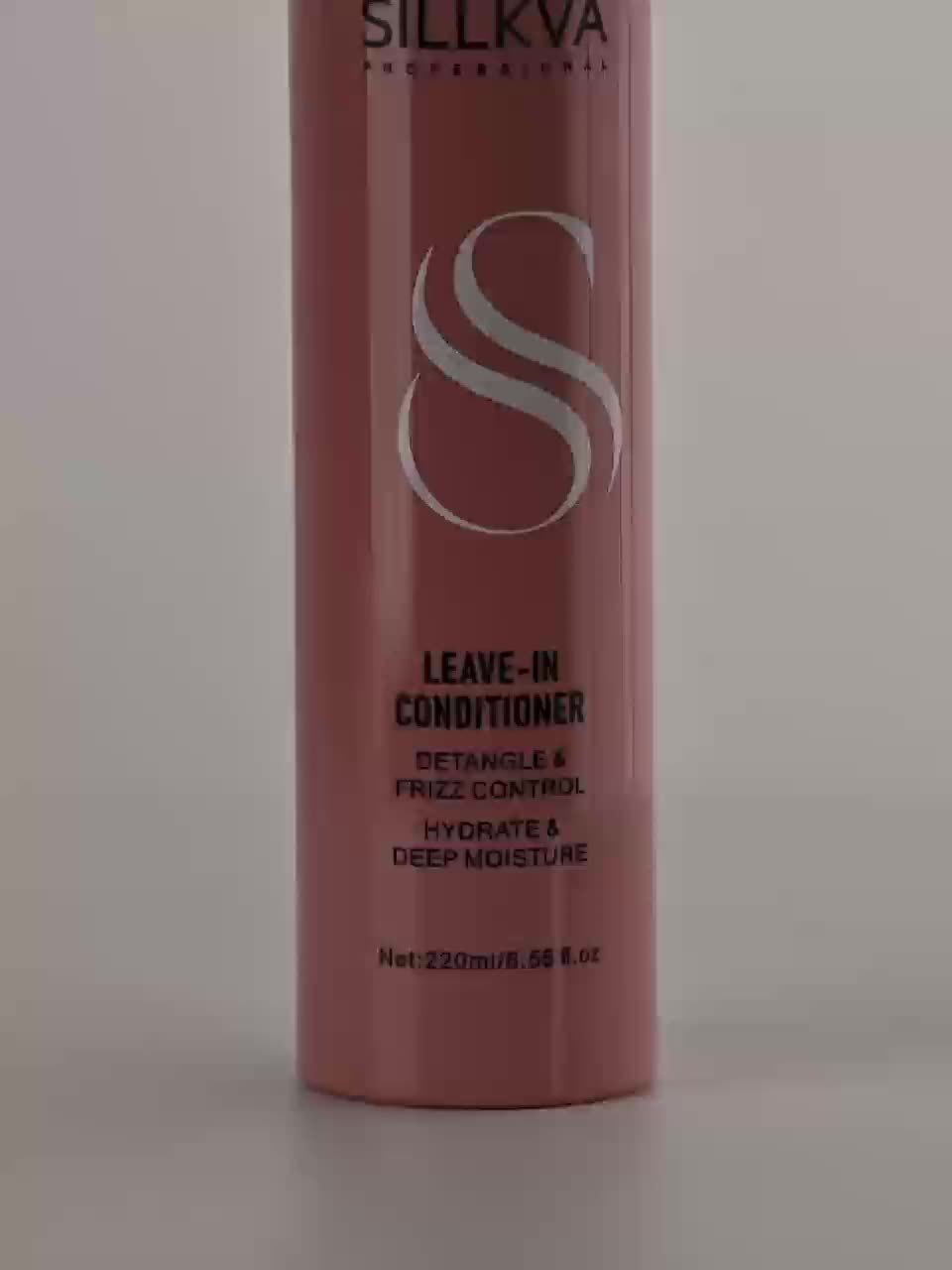 SILLKVA Leave-In Spray - Deep Conditioning Anti-Frizz For Smooth, Shiny Hair. Instant Hydration, No Rinse. /Heat Shield. Portable For Dry, Sun-Damaged, Damaged & All Hair. -heat Protectant For Hair (6.55Oz)