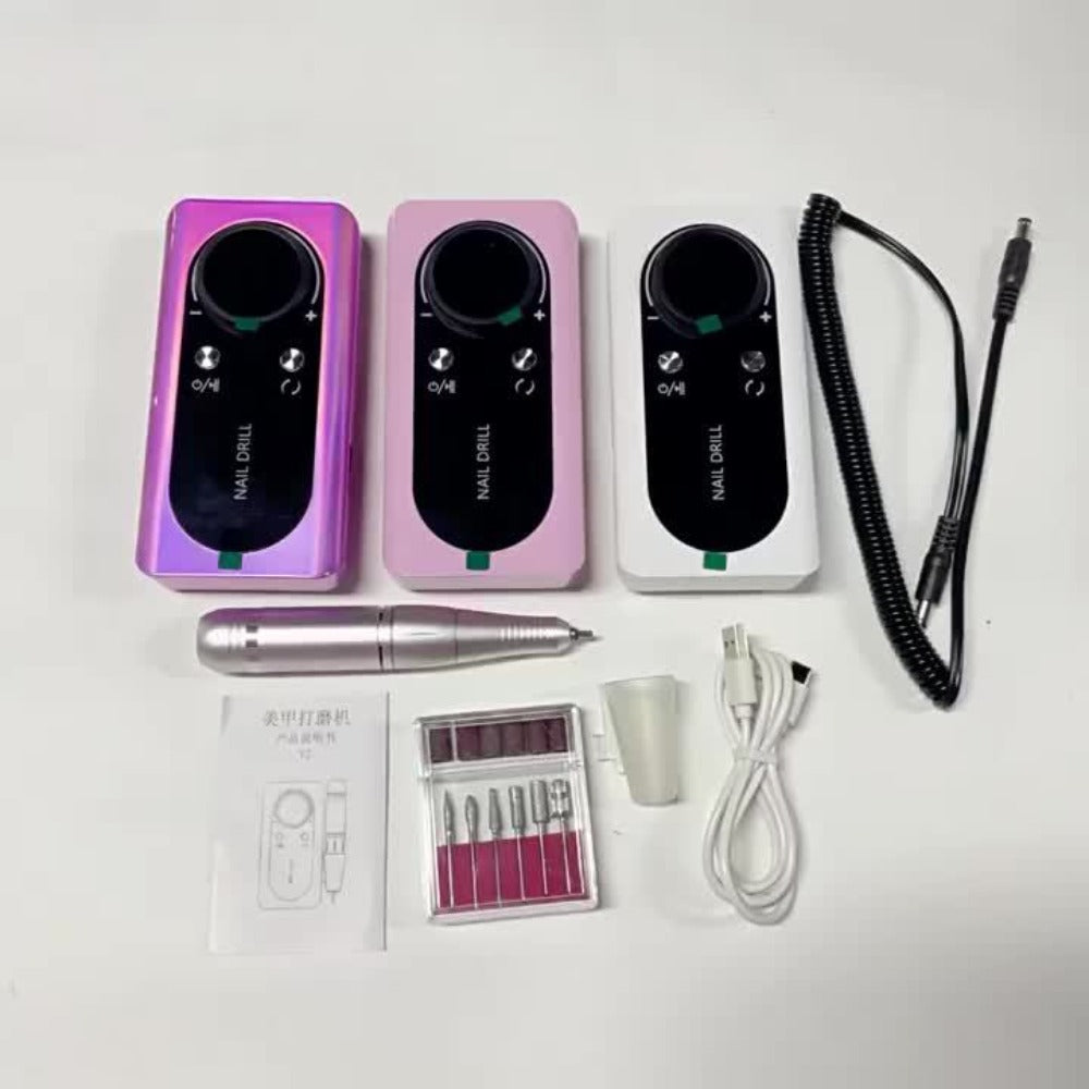 Rechargeable Nail Grinder 45000RPM Portable Electric Manicure Tool Professional Nail Remover