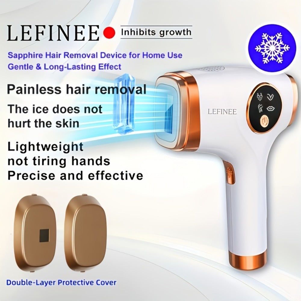 LEFINEE IPL Hair Removal Device Unisex 3 in 1 Upgrade 999, 900+ Flashes at Home IPL Hair Removal Machine Home Hair Remover 2 Modes 9 Energy Levels Mother'S Day Gift Girlfriend Gift