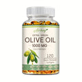 Capsules of Extra Virgin Olive Oil - Containing Omega-9, Omega-6, And Palmitic Acid, Cardiovascular Wellness - High-Quality Supplement - 120pcs