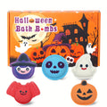 Bath Bombs Halloween Gifts for, Halloween Pumpkin, Bat, Skull, Magician, Black Cat And, 5 Individually Wrapped Bath Salt Bombs Rich In Essential Oils, Ideal for Gifts for,, And Women Who Have Everything On Halloween