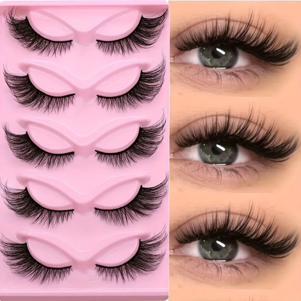 3 Packs Of 15 Pairs Of Long Cat-eye False Eyelashes - A Perfect Holiday Gift, Long And Thick For A Glamorous Look - Reusable Strip False Eyelashes For Captivating Eye Makeup, A Must-have Gift For Easter, Spring, And Summer.