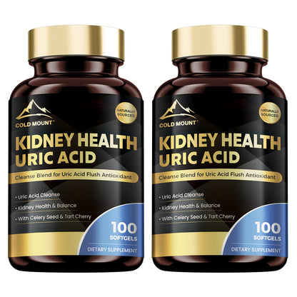 Uric Acid Balance Supplement 100 Capsules 50 Day Supply with Tart Cherry, Celery Seed & Citric Acid for Kidney Health, Cardiovascular Support & Antioxidant Defence for Men & Women