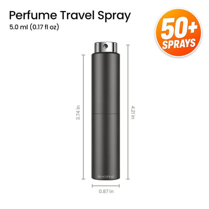 Acqua Di Gio EDT Travel Spray for Men 5ml Portable Atomizer Aquatic Fresh Mediterranean Cologne Bergamot Marine Rosemary Patchouli On-the-Go Gym Office Daily Wear