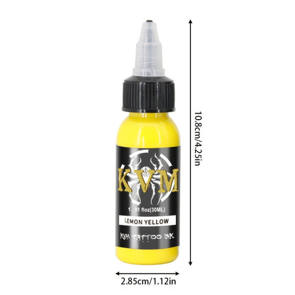Tattoo Ink Set 1oz (30ml) - 7 or 14 Color Professional Tattoo Ink Kit, Stable Vibrant Pigments for Artists & Beginners, Complete Tattoo Color Supply for Machine & Gun