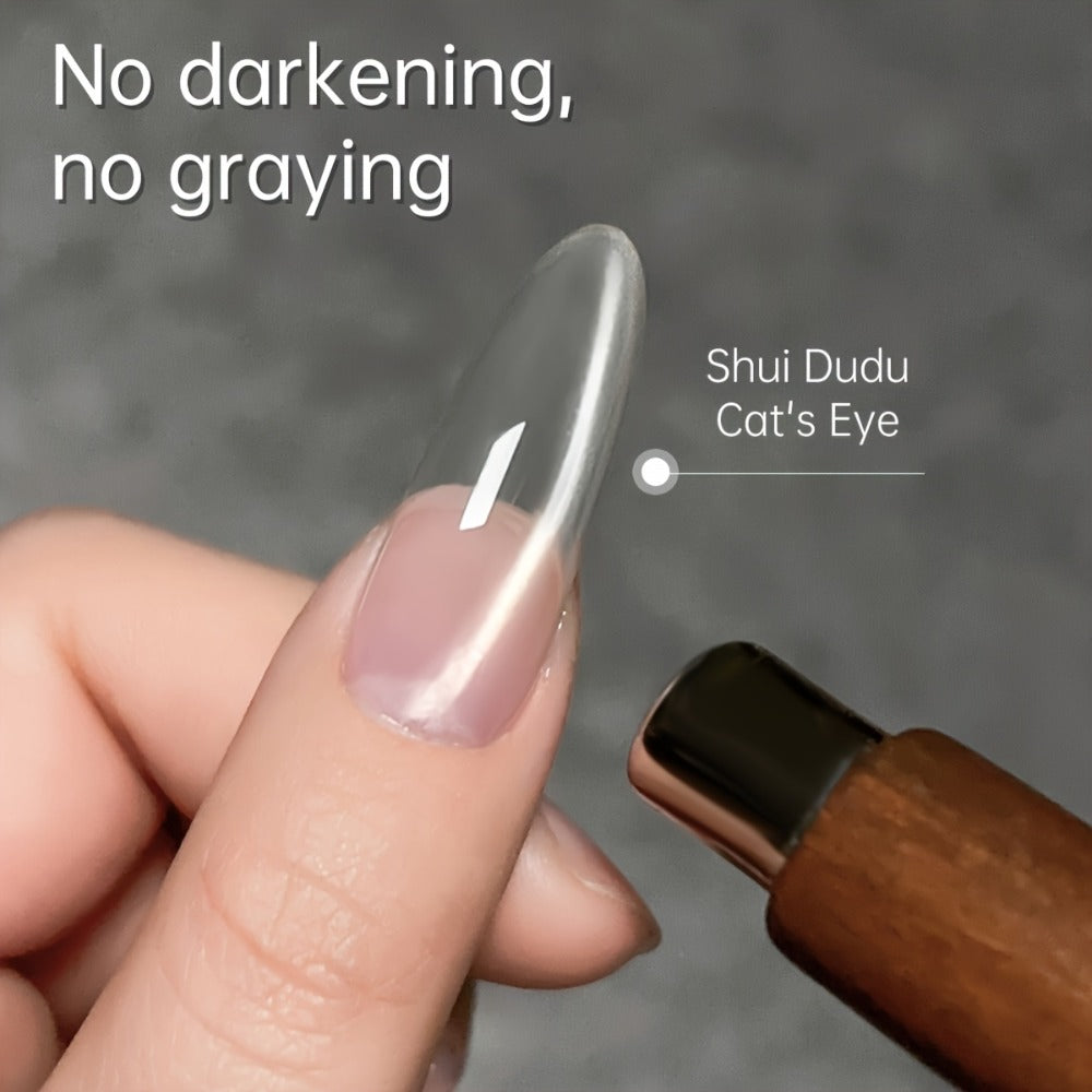 Cat Eye Nail Trends 2025 Holographic Nail Art 2pcs Set 0.51oz Reflective Cat's Eye Magnetic Nail Gel Soaking LED Gel Salon Female Nail Art Tools Fashion Nail Gel
