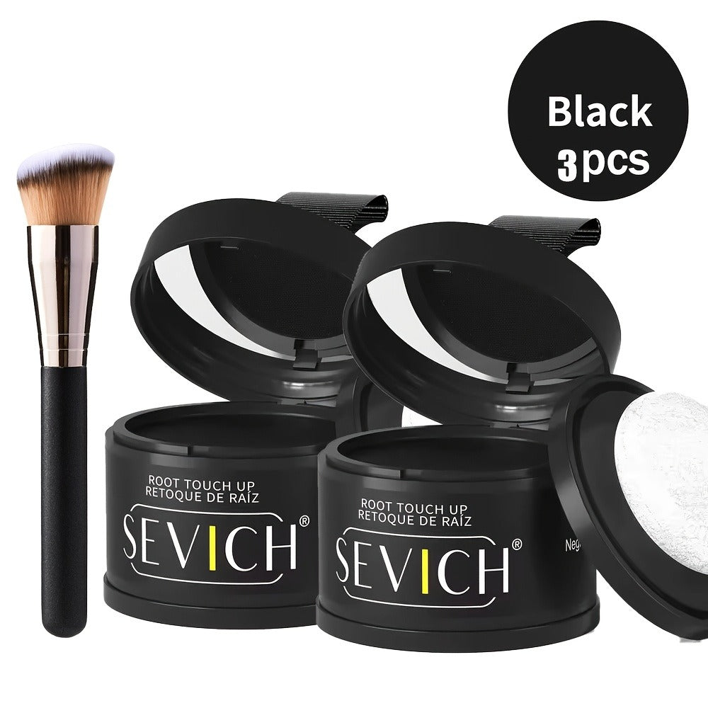 Hairline Powder Root Touch Up — Instantly Conceals Thinning Hair, Gray Roots & Hair Loss, Hair Shadow Topper for All Hair Types, 13 Shades 2/3pcs Kit