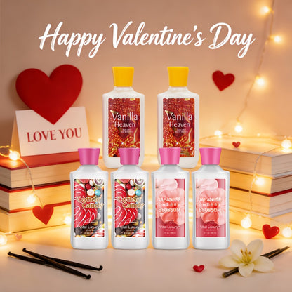 Body Lotion Moisturizing Hand Cream with Vitamin C & Glycerin - Multiple Scents Japanese Cherry Blossom Vanilla Cotton Candy Deep Hydrating Lotion for Dry Skin All Skin Types Women Men