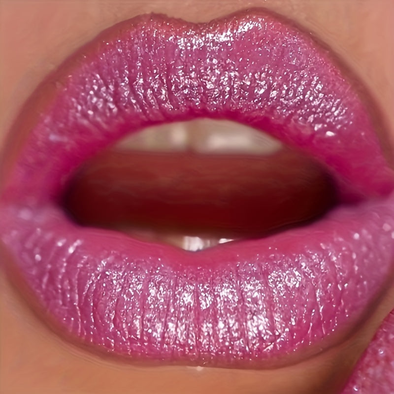 [Mother's Day Christmas] 2pcs-Luxurious Berry-Shine Glitter Lip Gloss and Lip Liner Pen - Hydrating & Long-Lasting Diamond Shine Makeup-Mother's Day Gift Ideas- Must-Have Christmas Gifts, Great Value Recommendations
