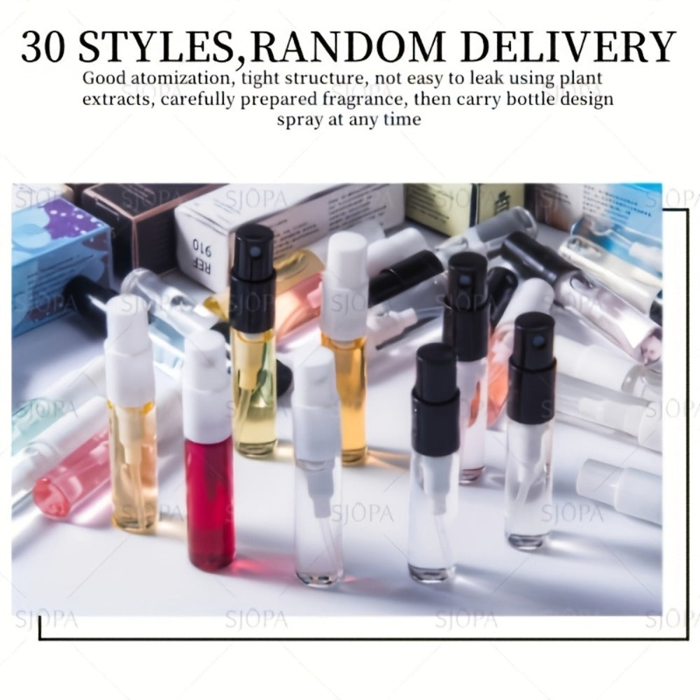 Women's Perfume Gift Set - Random Flavor Solid Fragrance Sampler 10pcs Color Box / 30pcs Card Version, Long-Lasting Portable Scent Collection for Everyday Use, Birthday & Anniversary Gift for Her
