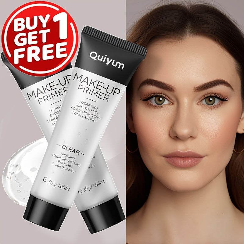 Makeup Primer Set 2 Pcs - Pore Minimizing Oil Control Smoothing Base for Flawless Long-Lasting Foundation, Lightweight Formula for All Skin Types