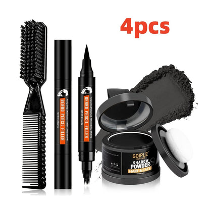 Beard Care Kit for Men Complete Grooming Set Beard Oil Balm Conditioner Wash Brush Comb Clippers Travel Pouch Birthday Father's Day Gift Beard Pen Set